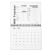 Calendrier 2pg non daté de traqueur "futé de (Mar 2026)