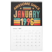 Calendrier 30th Birthday Calendar  (Jan 2026)