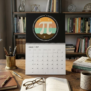 Calendrier 3.14 Conception de la Journée nationale Pi - Idée