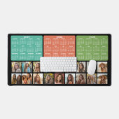 Calendrier 3 ans avec 18 photos - noir (Clavier et souris)