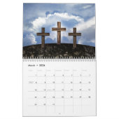 Calendrier 3 Croix robustes avec ciel (Mar 2026)