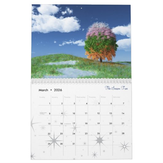 Calendrier 3 D SilverWebForge 2020 (Mar 2026)