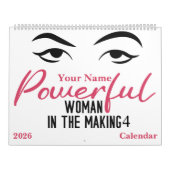 Calendrier 4 Powerful Woman in The Making Motivation Goals (Protection)