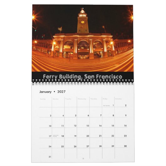 calendrier 4PIZON 2008 (Jan 2027)