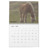 Calendrier #5 de chevaux de trait (Mar 2027)