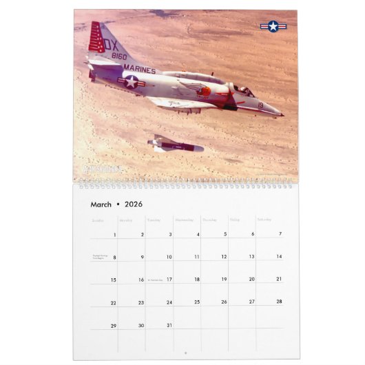 CALENDRIER A-4 SKYHAWK (Mar 2026)