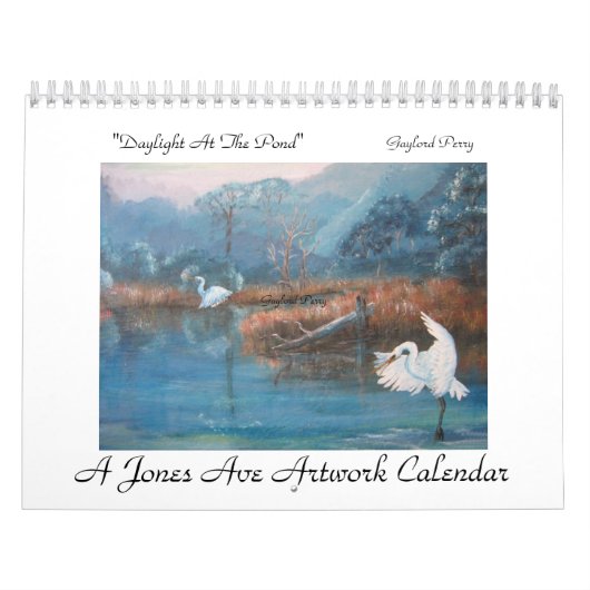 Calendrier "A Jones Ave Artwork - Gaylord Perry" (Protection)