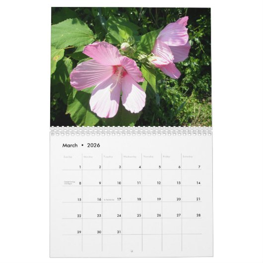 Calendrier - À la rive (Mar 2026)