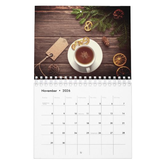 Calendrier A simple life calendar, rustic and simple calendar (Nov 2026)
