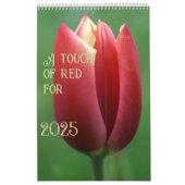 Calendrier a touch of red for 2025 (Protection)