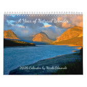 Calendrier A Year of Natural Wonder (Protection)