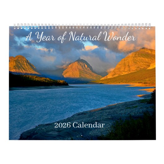 Calendrier A Year of Natural Wonder 2026 Calendar (Protection)