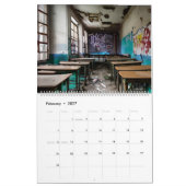Calendrier Abandonné, Street Art, Espaces Perdus, Graffiti (Feb 2027)