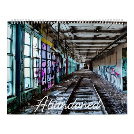 Calendrier Abandonné, Street Art, Espaces Perdus, Graffiti (Protection)