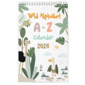 Calendrier ABC Wild Animal Alphabet Kids Educational Calendar (Protection)
