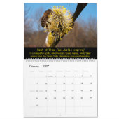 Calendrier abeilles et fleurs 2025 (Feb 2027)
