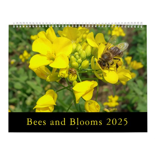 Calendrier abeilles et fleurs 2025 (Protection)