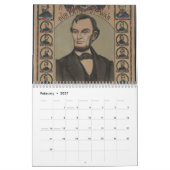 Calendrier Abraham Lincoln (Feb 2027)