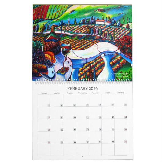 Calendrier AbStacT & Surreal Art par ORAced (Feb 2026)