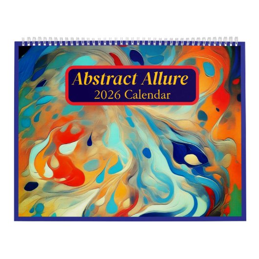 Calendrier Abstract Allure 2026 Art Calendar (Protection)