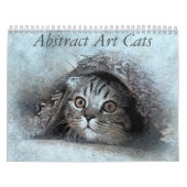 Calendrier Abstract Art Cat (Protection)
