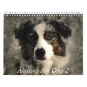 Calendrier Abstract Art Dogs 2 (Protection)