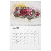 Calendrier Abstract Art Drag Car (Jan 2026)