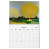 Calendrier Abstract Art Wall Decor - 2026 Calendar (Feb 2026)