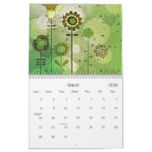 Calendrier Abstract Art Wall Decor - 2026 Calendar (Mar 2026)