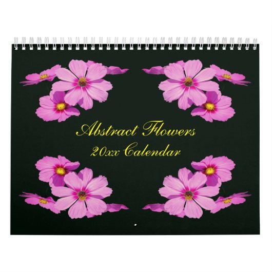 Calendrier Abstract Flowers Photography (Protection)