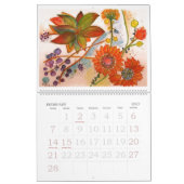 Calendrier abstrait de fleurs et d'orchidées (Feb 2027)