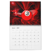 Calendrier abstrait de la piscine 2018 et du (Mar 2027)