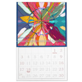 Calendrier abstrait d'images (Jan 2027)
