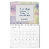 Calendrier Abstrait et mensuel de la Bible Verse (Feb 2026)