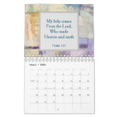 Calendrier Abstrait et mensuel de la Bible Verse (Mar 2026)