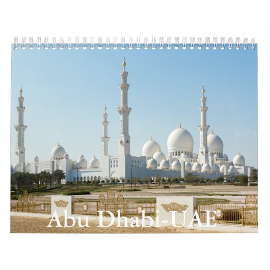 Calendrier Abu Dhabi-UAE Calendar (Protection)
