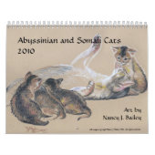 Calendrier abyssinien et somalien des chats 2015 (Protection)