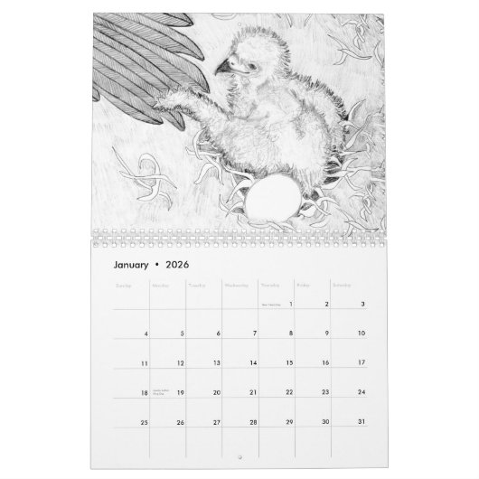 Calendrier ACCUEIL Deuxième Nature Harriet Ozzie M15 E14 E15 (Jan 2026)