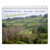 Calendrier Açores pour vacances (Protection)