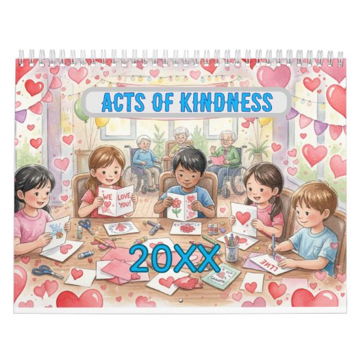 Calendrier Acts of Kindness Every Month Calendar (Protection)