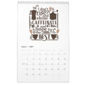 Calendrier Adressé au café (Mar 2027)