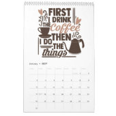 Calendrier Adressé au café (Jan 2027)