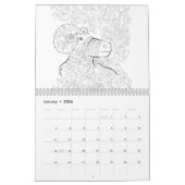 Calendrier adulte de coloration de ChanDraws (Jan 2026)