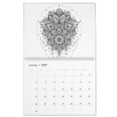 calendrier adulte de coloration de mandala (Jan 2027)