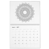 Calendrier adulte de coloration de mandalas (Mar 2027)