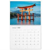 Calendrier Aesthetic Japanese Landscapes & Temples 2026 (Jan 2026)
