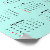 Calendrier - Affiche de la promesse d'exercice 202 (Coin)