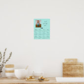 Calendrier - Affiche de l'exercice Promise 2024 (Cuisine)