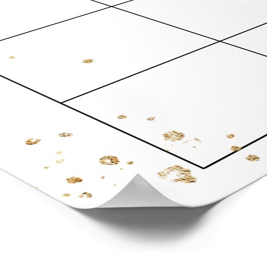 Calendrier affiche devinette date d'accouchement B (Coin)