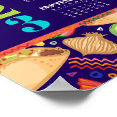Calendrier Affiche Fête Taco 2023 (Coin)